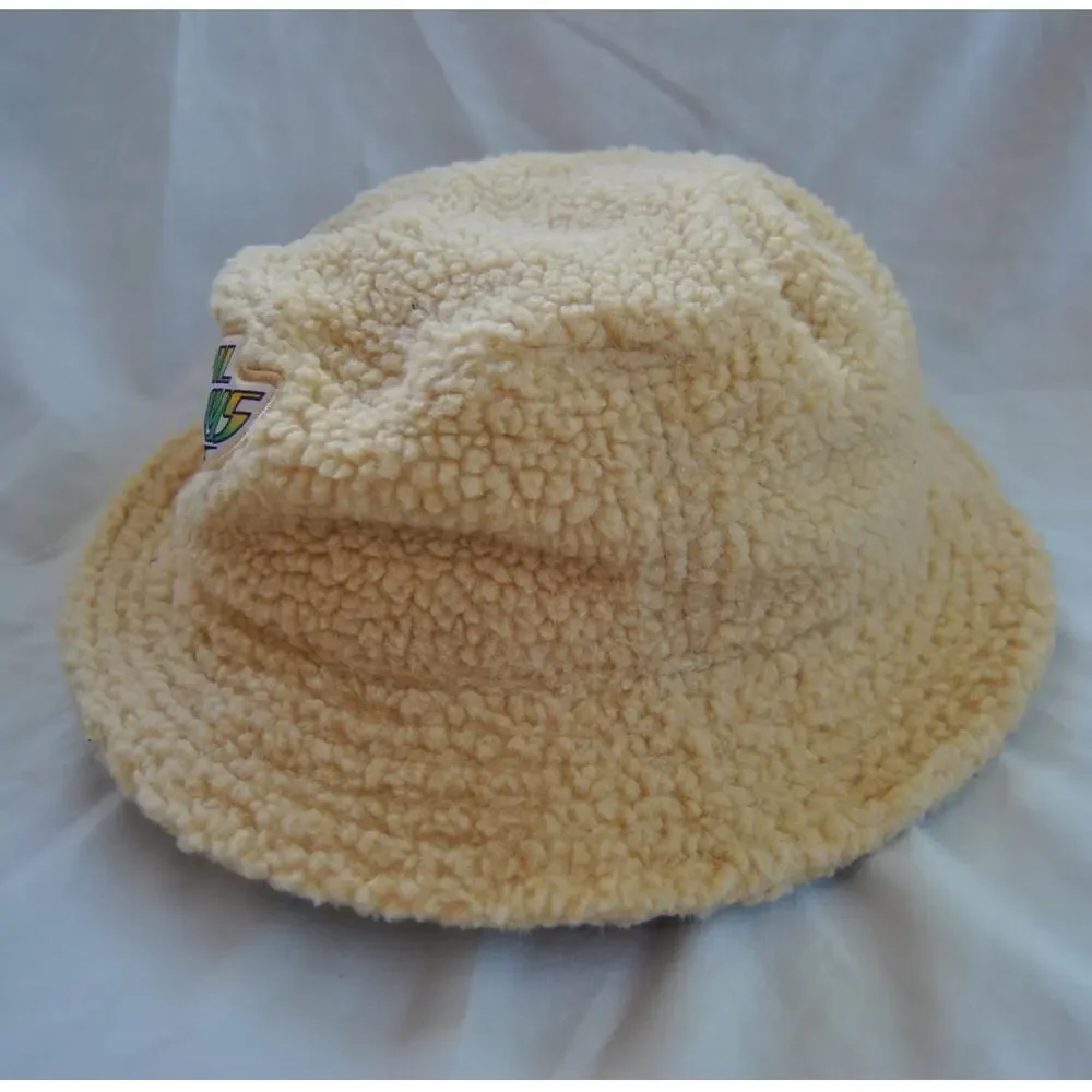 Tampa Bay Devil Rays Tan Sherpa/Fuzzy Bucket Hat